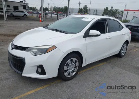 2015 Toyota Corolla S из США, поврежденный, VIN 5YFBURHEXFP259336